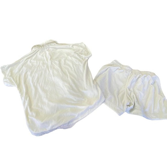 SUMMERSALT The Towel Terry Button-Down Shirt & Softest French Terry Lounge Short - Picture 5 of 14